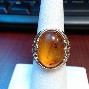 Amber ring 
