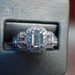  14k white Gold Ladies Natural Diamond Ring