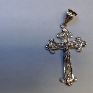  14k yellow gold cross
